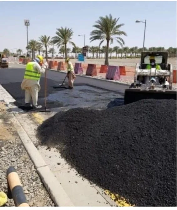 سفلتة الشوارع