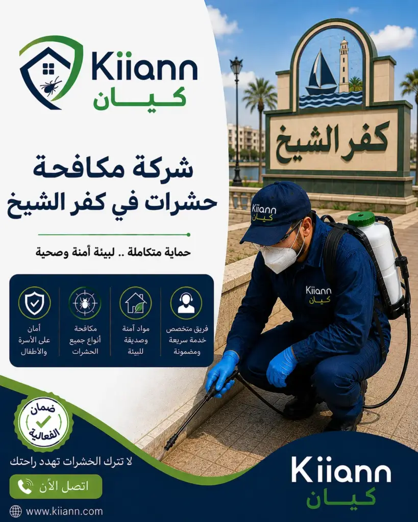 شركة مكافحة حشرات في كفر الشيخ